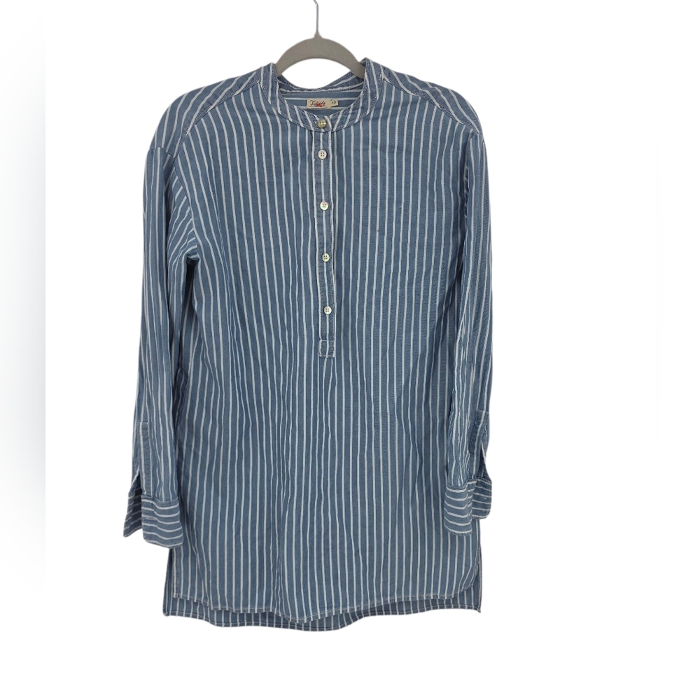 Faherty Striped Popover‎ Shirt Small